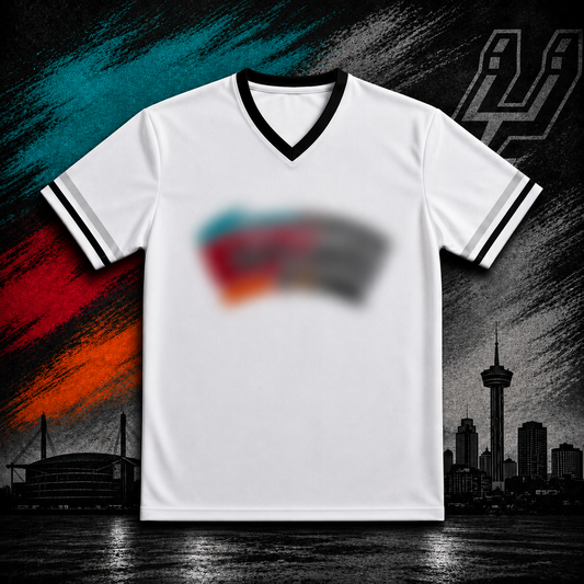 SA V-Neck White Jersey