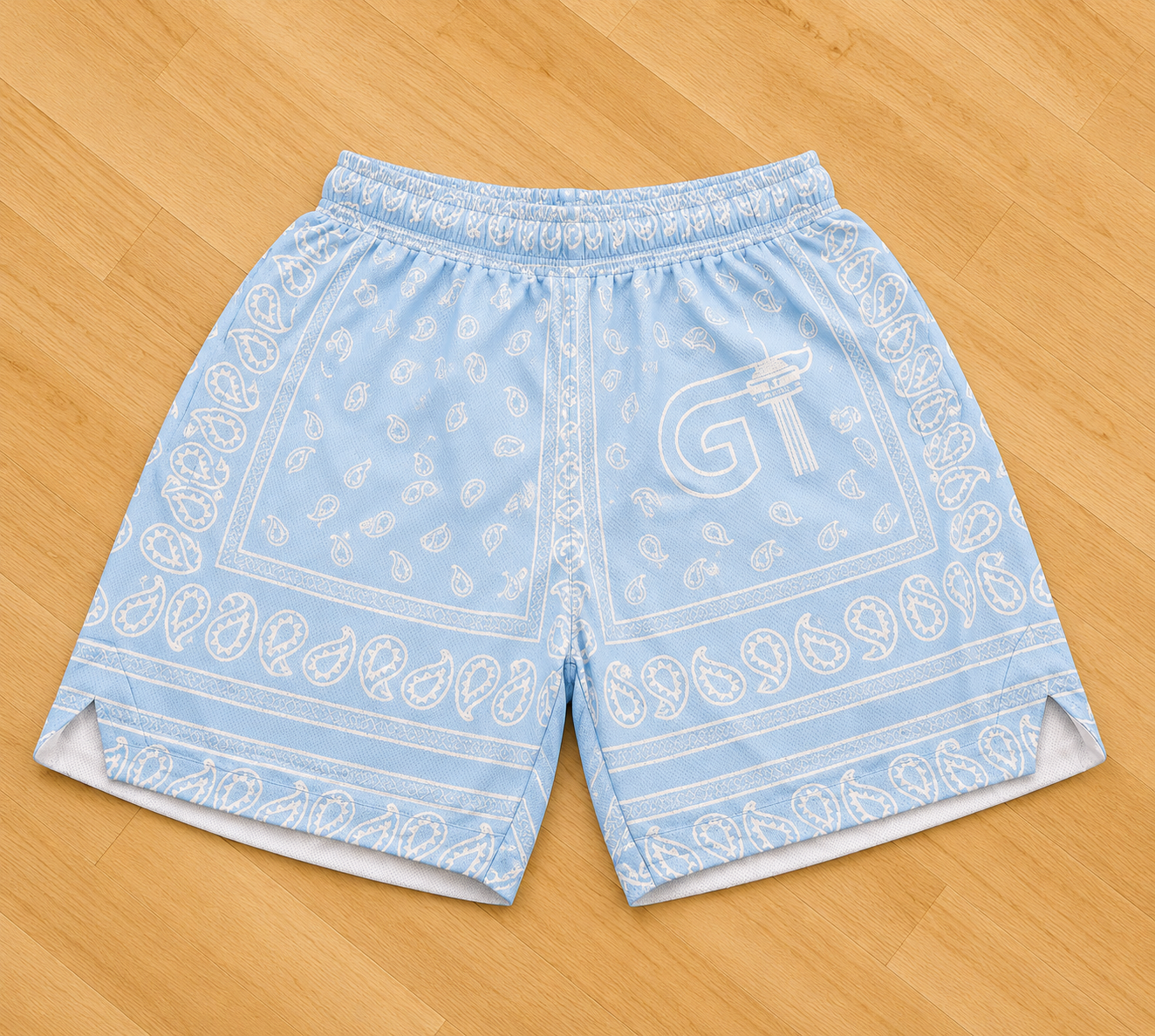 Baby Blue Paisley